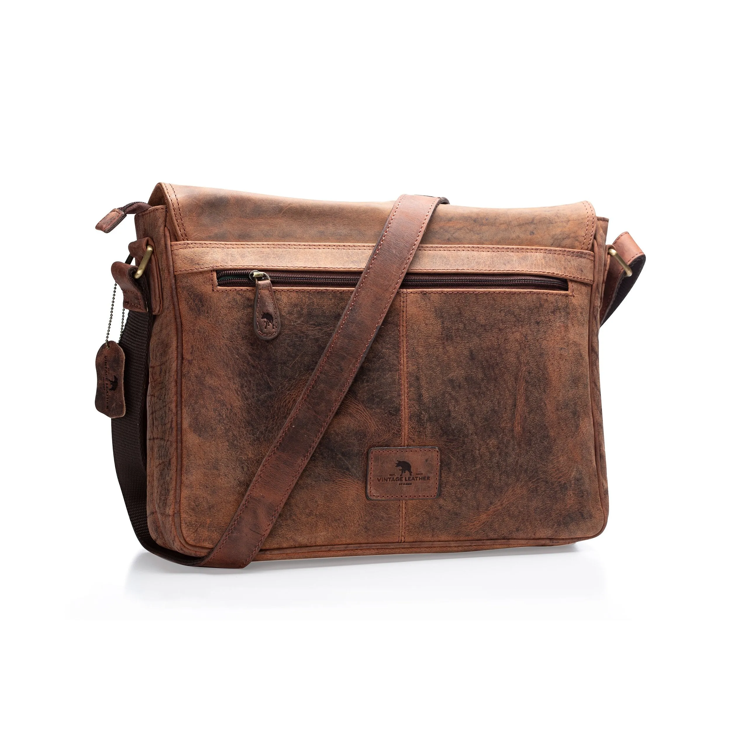 Richmond Leather Laptop Bag For Men