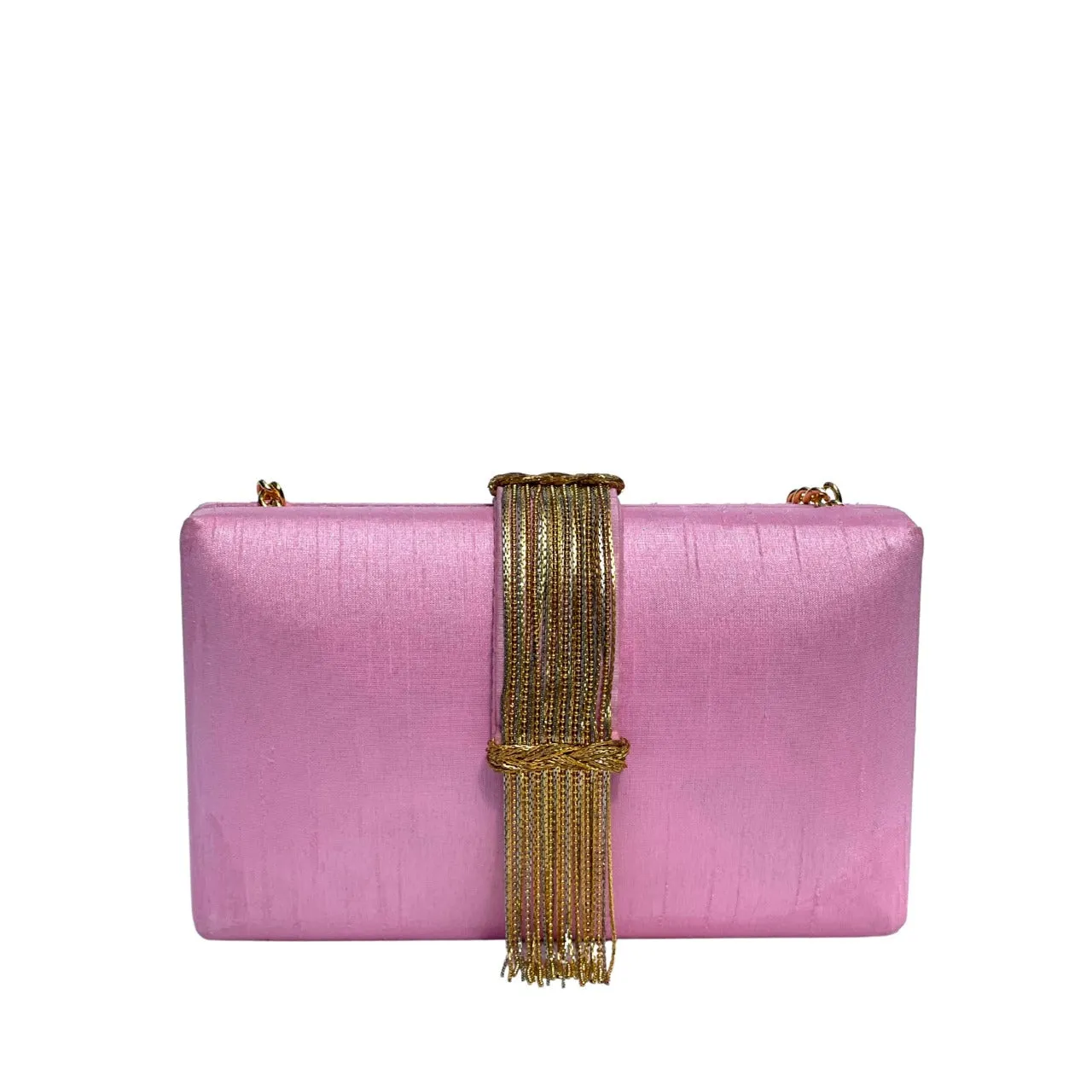 Rose Fringe Clutch