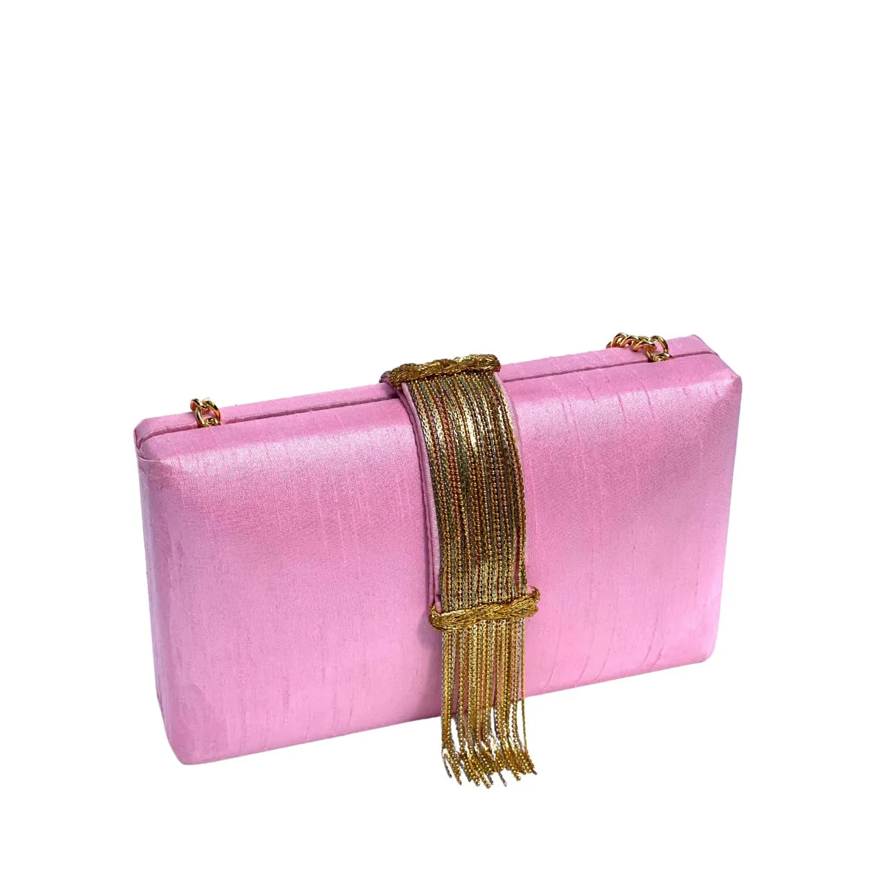 Rose Fringe Clutch