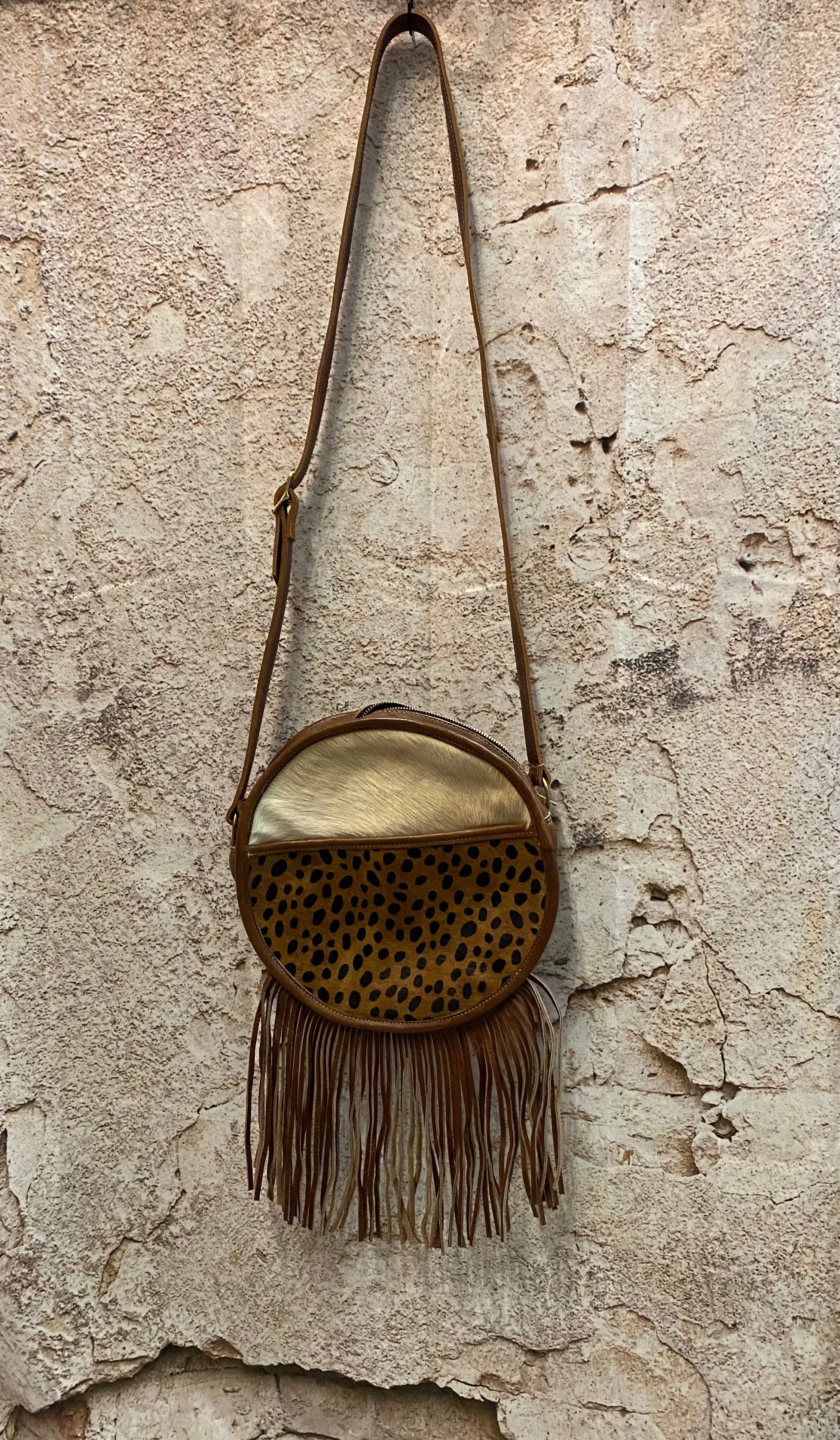 Round Fringe Bag