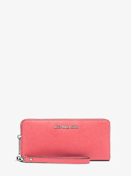 Saffiano Leather Continental Wallet