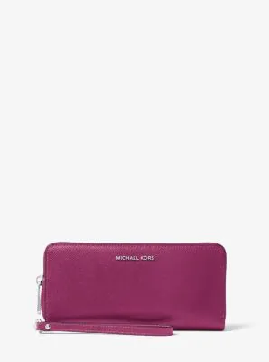 Saffiano Leather Continental Wallet