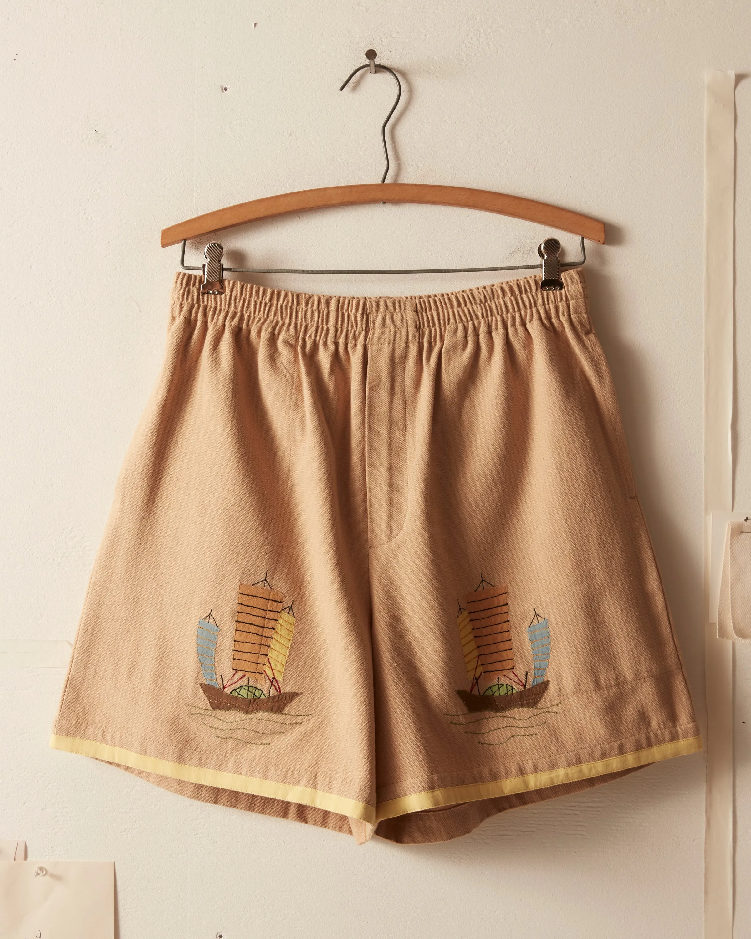 Ship Appliqué Shorts