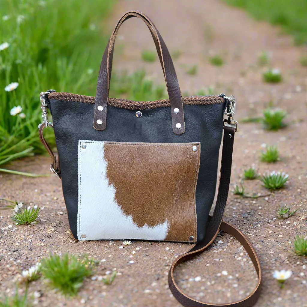 Shorty Tote (Black/Chestnut) JH06967