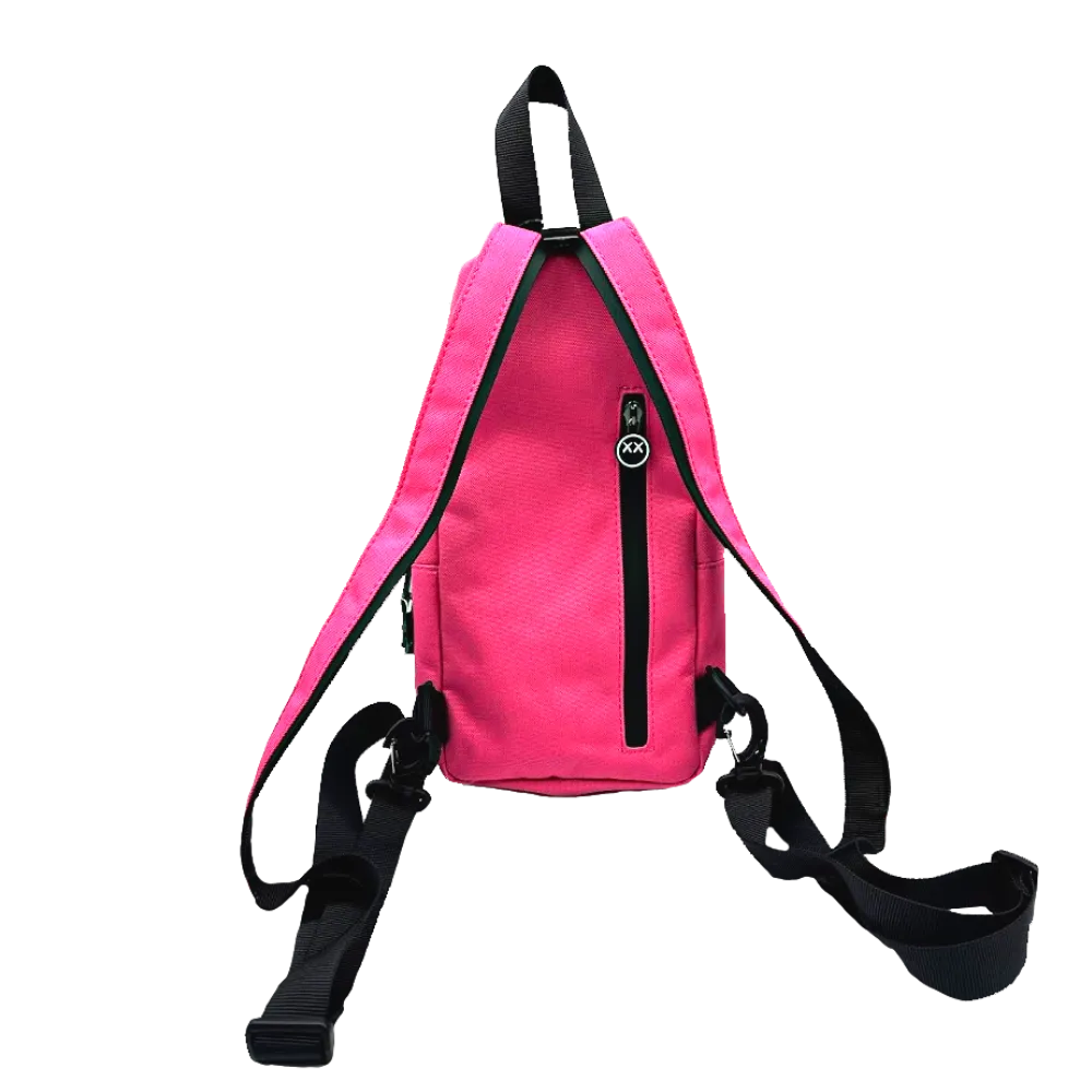 Smell-Proof Premium Convertible Shoulder Bag/Backpack by GET LOST (PINK)