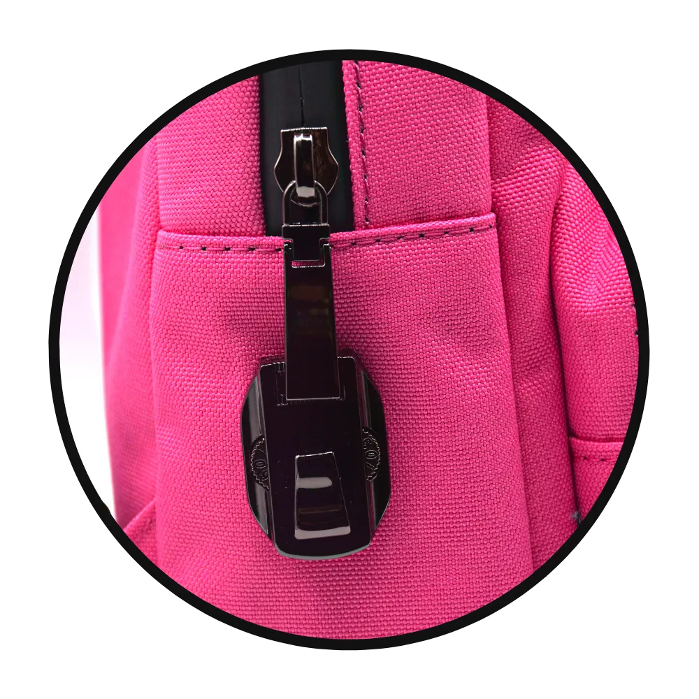 Smell-Proof Premium Convertible Shoulder Bag/Backpack by GET LOST (PINK)