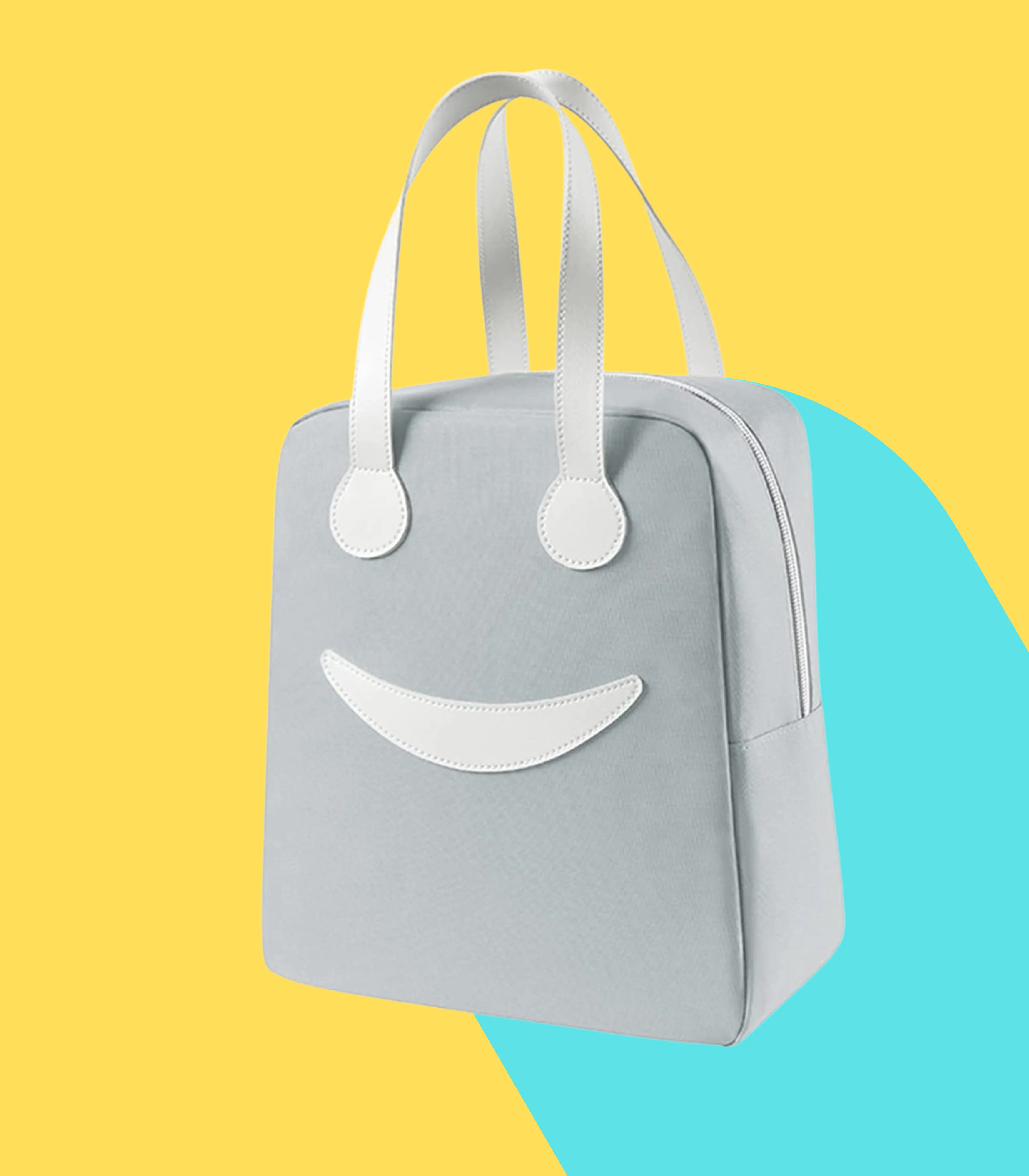 Smiley Insulated Lunch Bag Large