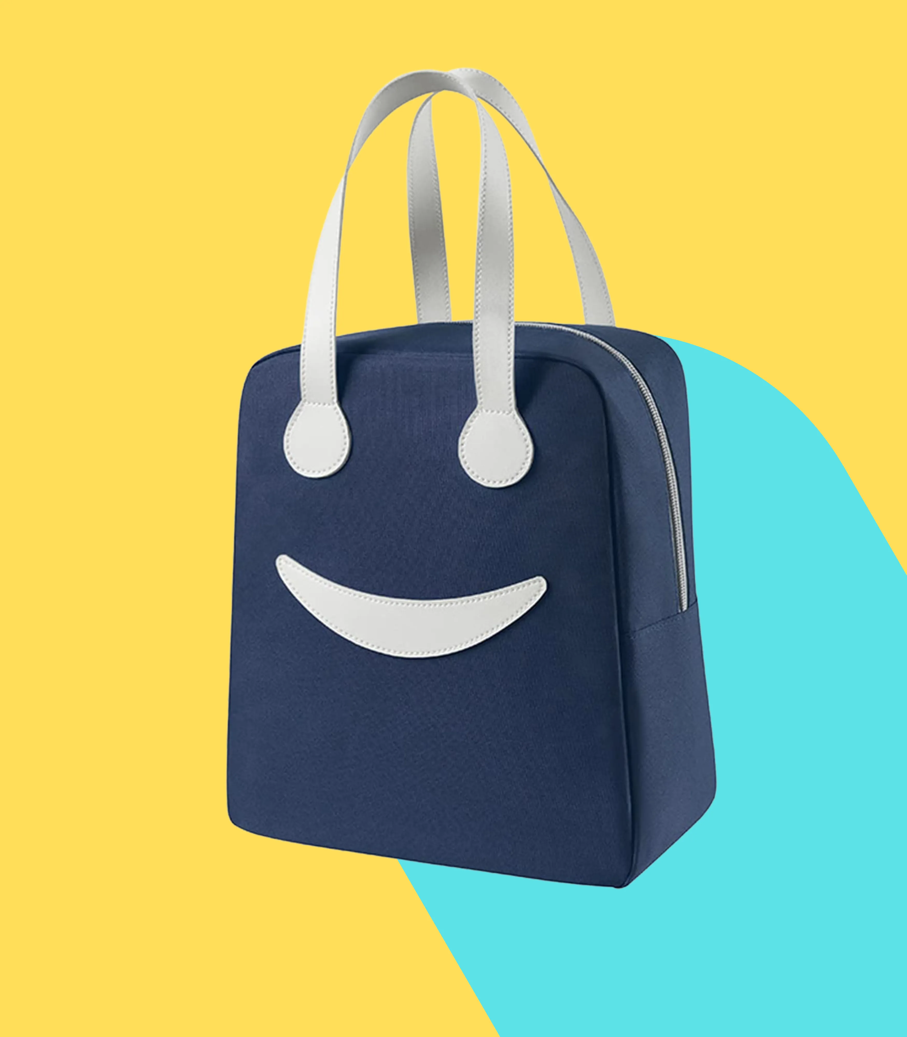 Smiley Insulated Lunch Bag Large