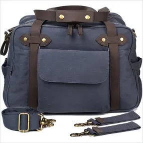 SoYoung Charlie Diaper Bag in Blue Slate