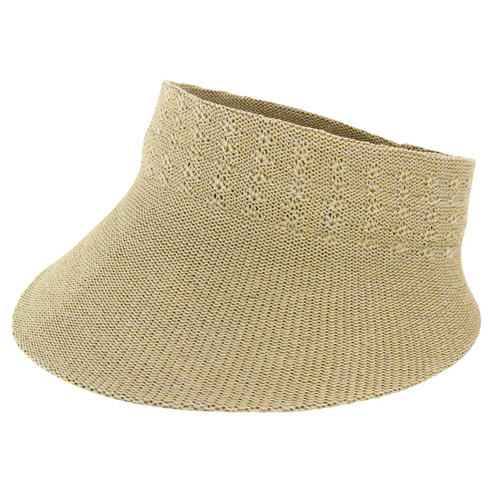 Summer Lovin' Roll Up Visor - Beige