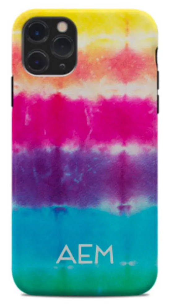 Tie Dye Stripe Phone Case