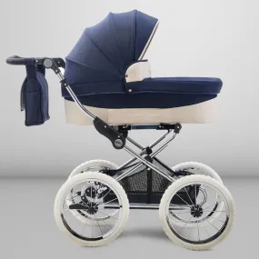 Two Way European Baby Stroller Luxury High Profile Trolley Baby Carriage