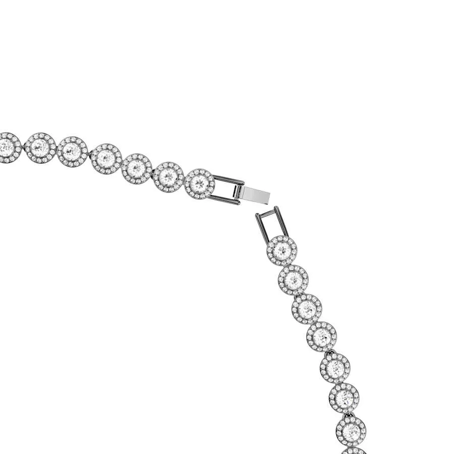 Una Silver Tone Ruthenium Plated Necklace 5681057