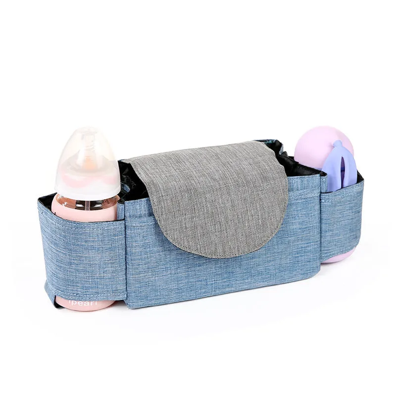 Universal Baby Stroller Organizer Bag with Cup Holders Buggy Diaper Bag