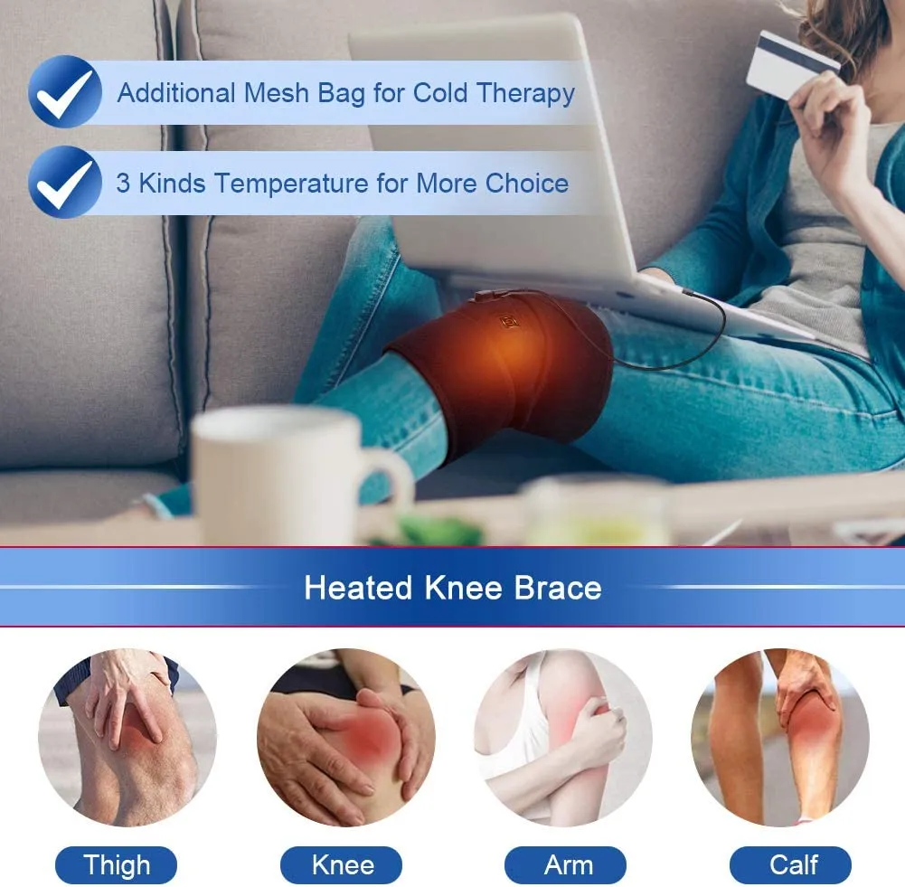 USB Heating Relieve Knee Pad