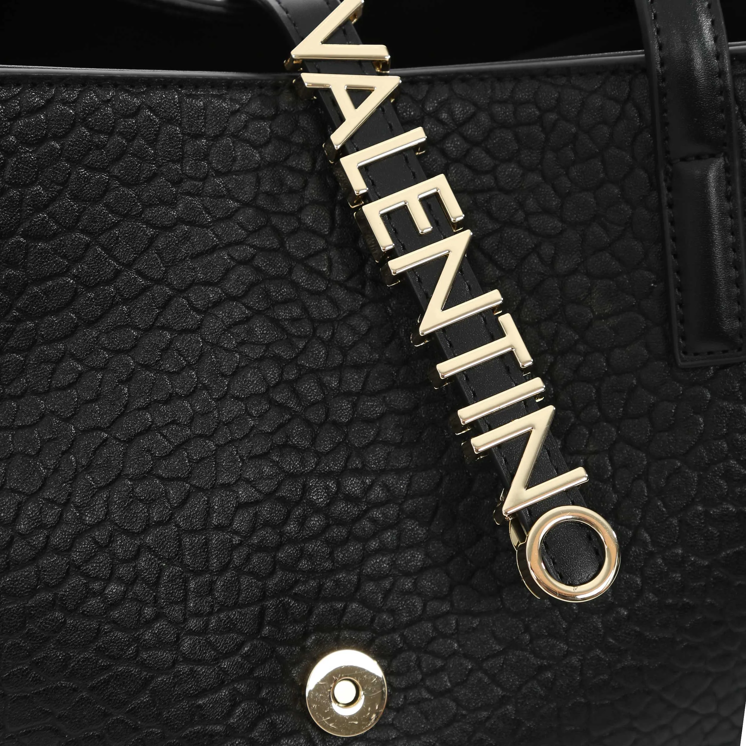 Valentino Bags Zeno Ladies Shopper Bag in Black