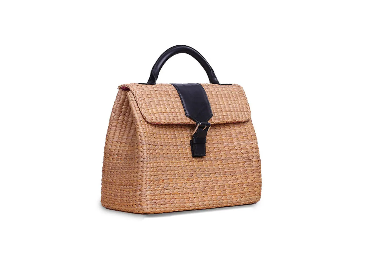 VIPHA WICKER BAG (Grey)