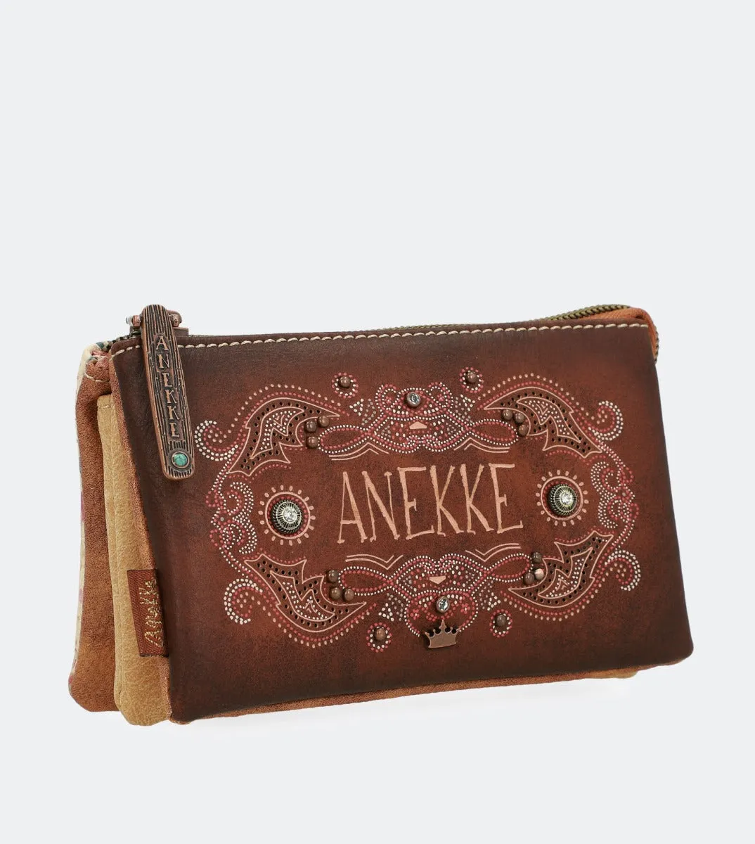 Western triple compartment wallet