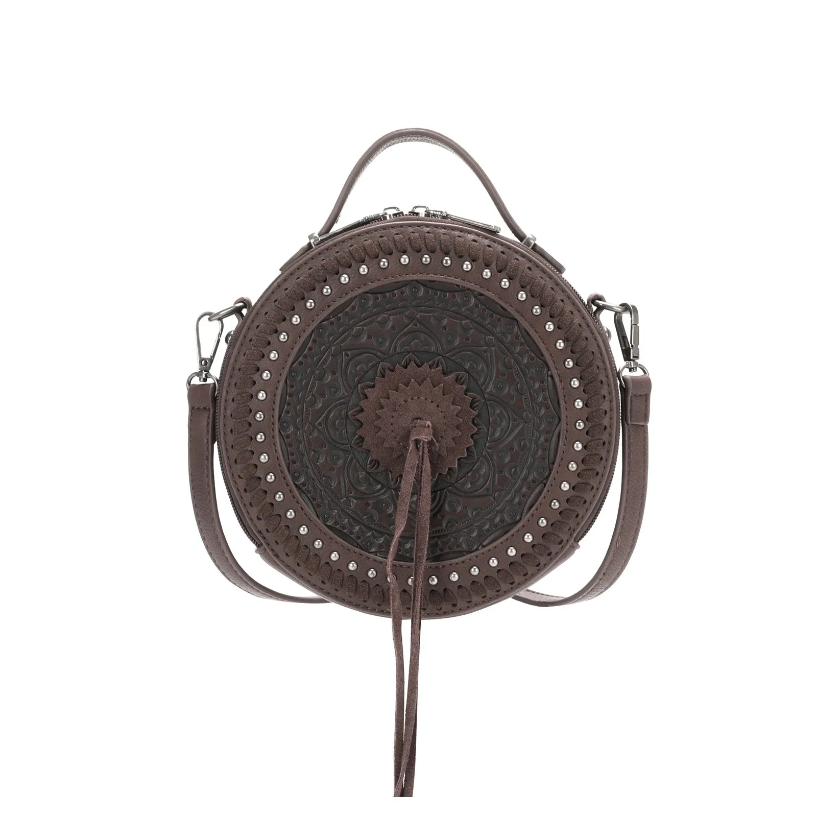 WG33-118 Wrangler Tooled Collection Canteen Bag/Crossbody