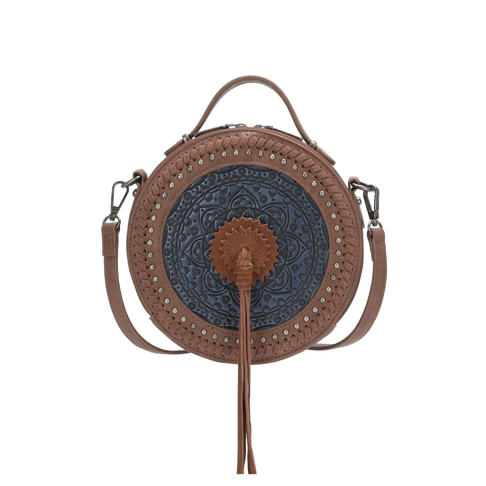 WG33-118 Wrangler Tooled Collection Canteen Bag/Crossbody