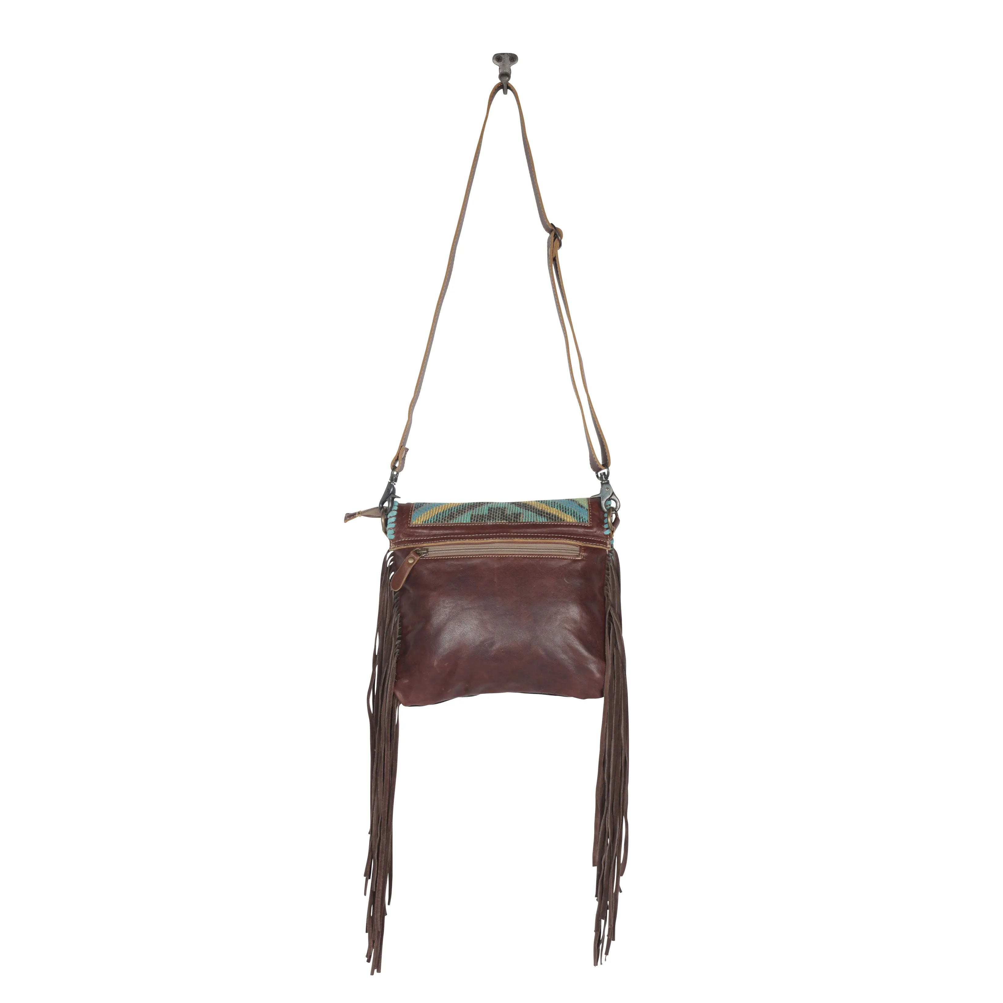 Wild West Boho Leather & Hairon Bag