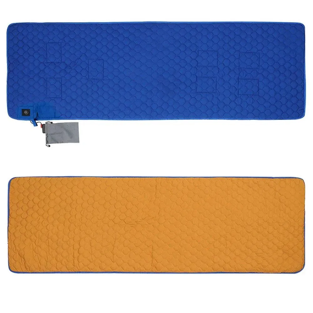 Winter USB Heating Sleeping Mat Camping Warming Mattress Temperature Adjustable Warm Tent Sleeping Mat Foldable Sleeping Pad