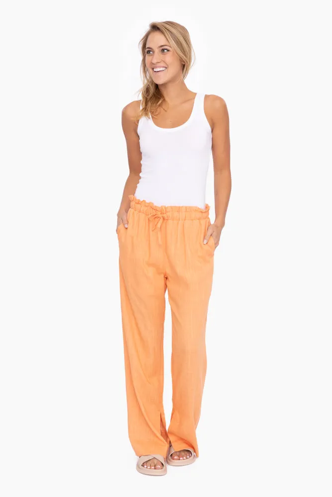 Women's Mono B | Wide Leg Resort Pants | Terra Cotta