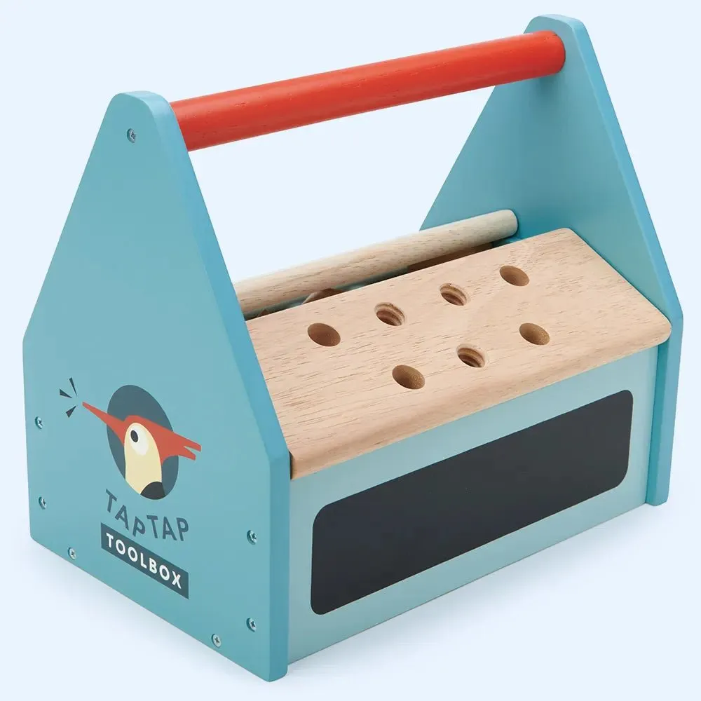 Wooden Children's Toolbox Tap Tap Toy