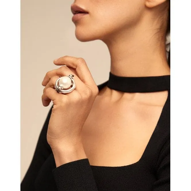 Woow! White Pearl Pearl Shell Ring