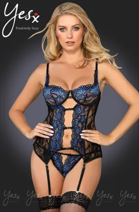 YesX YX956 Black/Sapphire Set with FREE STOCKINGS